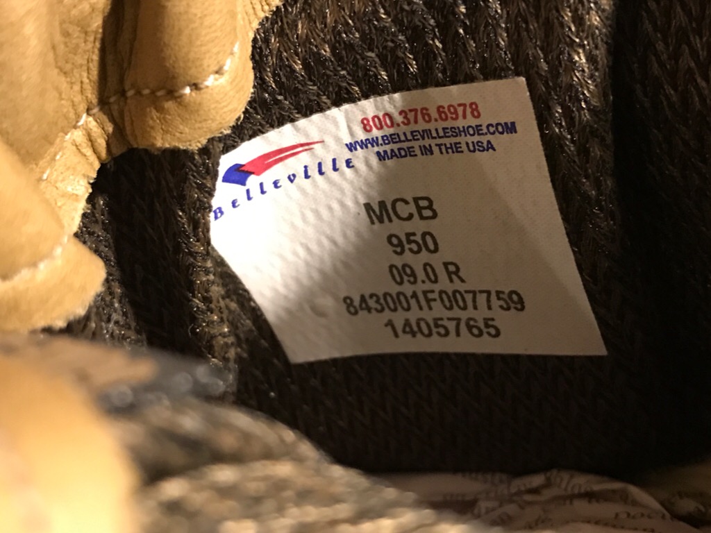 神戸店10/29(土)モダンミリタリー入荷!#1 Danner Combat Hiker, BelleVille MCB 950!!! (T.W.神戸店)_c0078587_230333.jpg