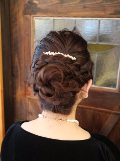 秋のヘアーセット・着付けスタイル_a0123703_1750513.jpg