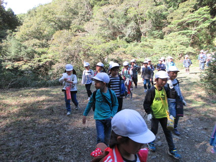 淡輪小学校2年遠足・孝子の森_f0053885_2235347.jpg