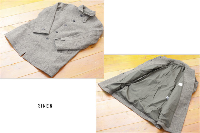 RINEN [リネン] 1/6ツィードヘリンボーンコート [23717] MEN\'S_f0051306_19561724.jpg