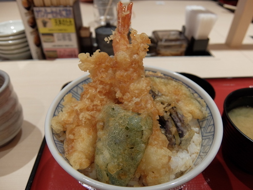 【松屋フーズ】てんぷら ヽ松 天丼（梅）【天ぷら業態一号店】_d0188613_08280360.jpg