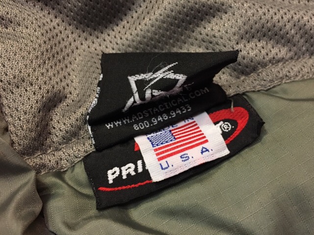 10月29日(土)大阪店モダンミリタリー入荷!#4 レベル6、7編!!Primaloft JKT\"XS\"!!(大阪アメ村店)_c0078587_1736236.jpg