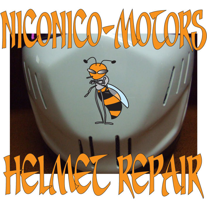 SIMPSON SPEEDWAY RX10  Helmet Repair シンプソン ヘルメットリペア ヘルメット修理店_f0348723_23565818.jpg