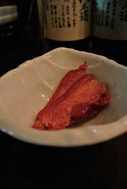 【熊本直送「馬刺し」と「日本酒」・・・「酒場 さん七」(東京・南阿佐ヶ谷)】_a0005436_14255954.jpg