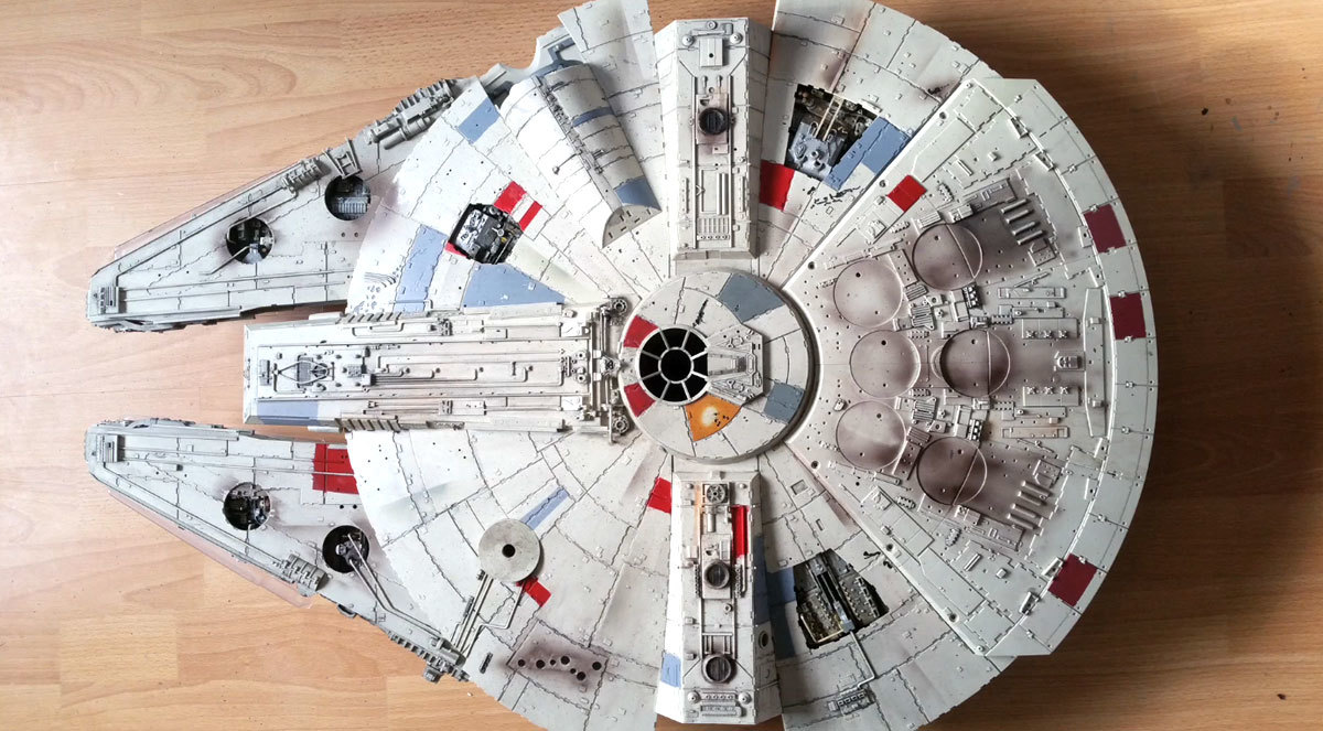 「Build the Millennium Falcon」92号、93号の製作♪ ブラスαの塗装や電飾キット♪_c0137122_11260172.jpg