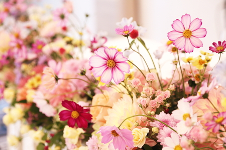 秋の装花　ホテルニューオータニ様へ　コスモスの花畑のように_a0042928_11245893.jpg