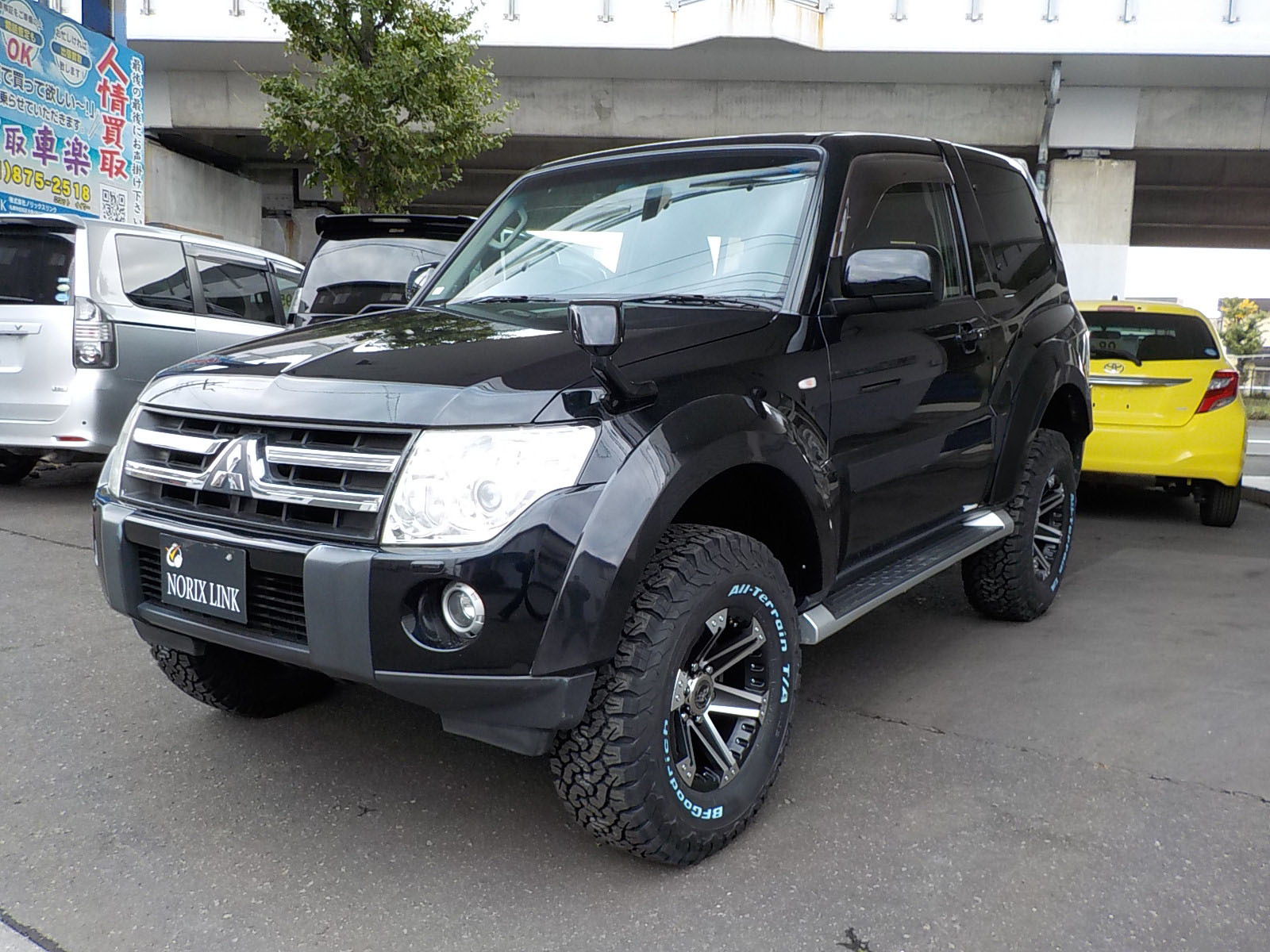 パジェロV8系 9系 ノリックスリンク製 背面タイヤレスキット リアドア