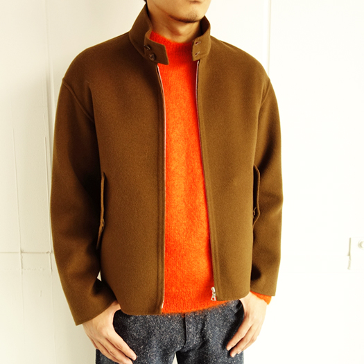 【AURALEE】 Beaver Melton Hand-Sewn Blouson_f0226045_14424683.jpg