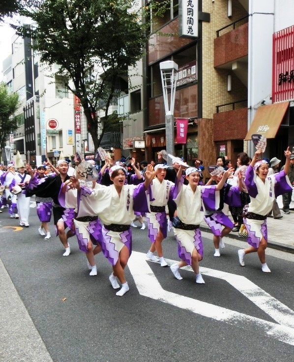神楽坂 まち飛びフェスタ 阿波踊り ２０１６ アーバンライフ神楽坂