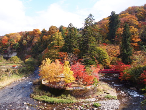 紅葉の中野もみじ山(黒石市)*2016.11.02_b0147224_20304030.jpg