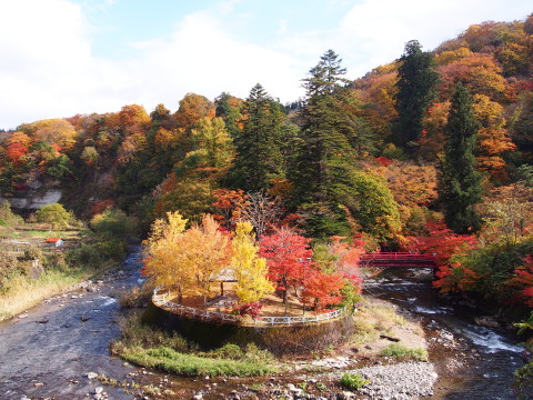 紅葉の中野もみじ山（黒石市）*2016.11.02_b0147224_20304030.jpg