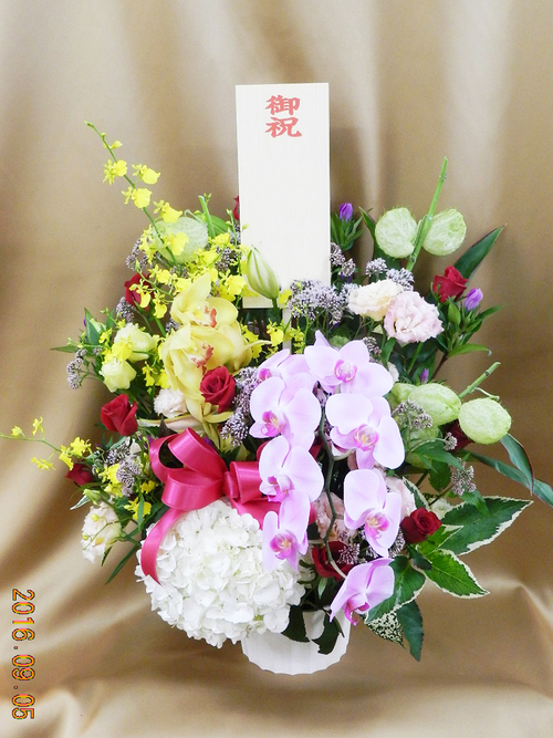 アレンジ 華やかに_a0302448_9121429.jpg