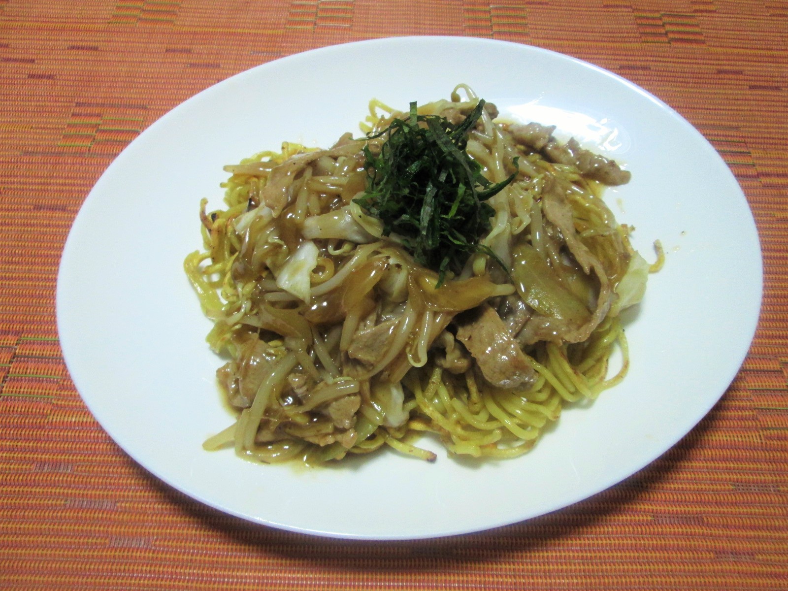 香ばしい麺に生姜が香る♪ 生姜あんかけ焼きそば_d0122397_0481813.jpg