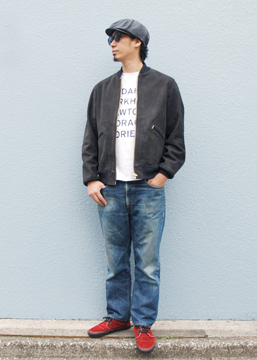 DELIVERY】 STANDARD CALIFORNIA - Nubuck Leather Jacket DELIVERY】 STANDARD CALIFORNIA - Nubuck Leather Jacket