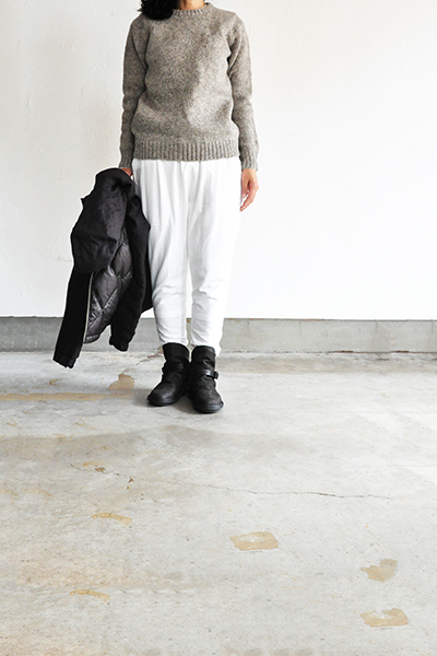 ゴーシュ Highland Wool Crew Neck Knit _d0120442_16301632.jpg