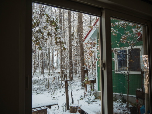 紅葉真っ只中の”カラマツ”にも積雪・・今年は早い?_f0276498_22310085.jpg