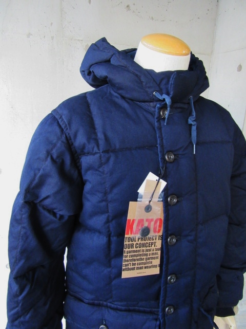今季のDOWNの個人的・本命★ Kato ・・・ Indigo染め DOWN JACKET!★!_d0152280_13243898.jpg