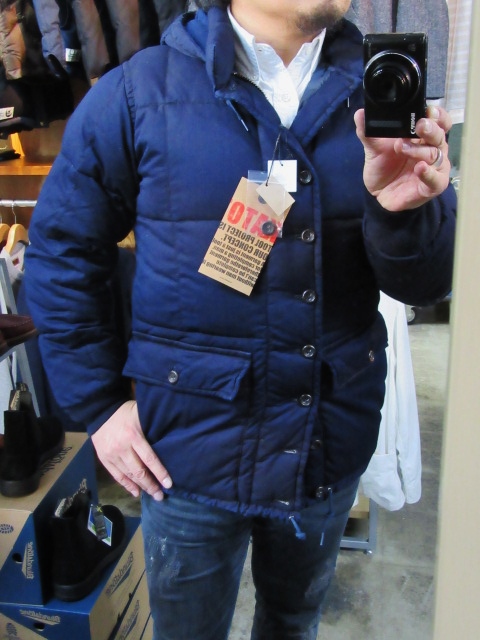 今季のDOWNの個人的・本命★ Kato ・・・ Indigo染め DOWN JACKET!★!_d0152280_13283934.jpg