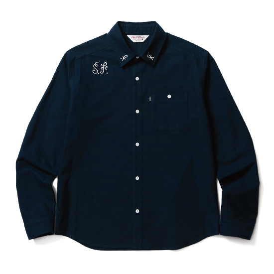 【CLUCT】（クラクト）\"EMBROIDERED SOLID FLANNEL SHIRT\"フランネルシャツ_c0364288_18094750.jpg