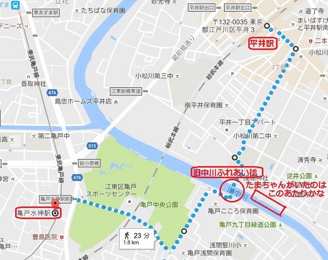 「ステラのまほう」舞台探訪003 北千住駅(第1話)と旧中川の緑地(第4話)_e0304702_19181262.jpg