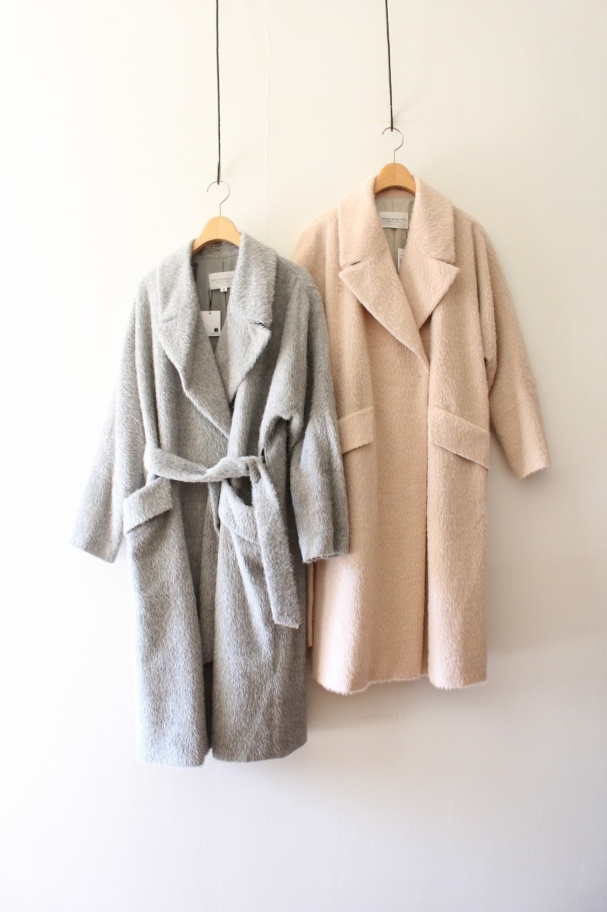 Ballsey ボールジィ トゥモローランド アルパカ ロングコート ピンク