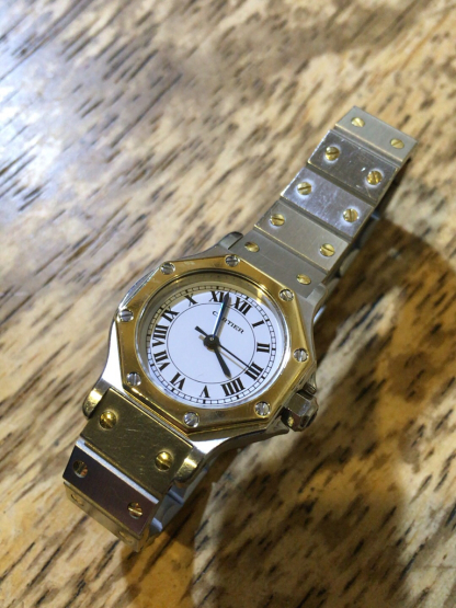 cartier カルティエ サントス オクタゴン 自動巻き腕時計修理_b0167617_14570681.jpg