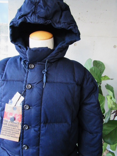 Kato ・・・ Indigo染め DENIM DOWN JACKET STYLE!★!_d0152280_5383520.jpg