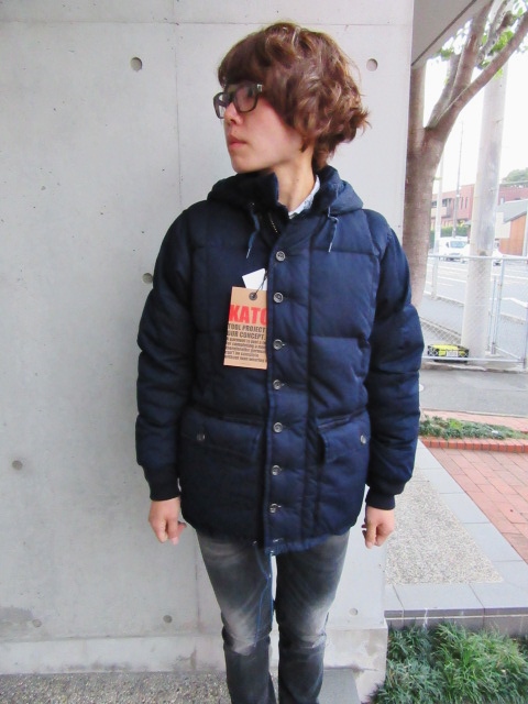 Kato ・・・ Indigo染め DENIM DOWN JACKET STYLE!★!_d0152280_5405127.jpg
