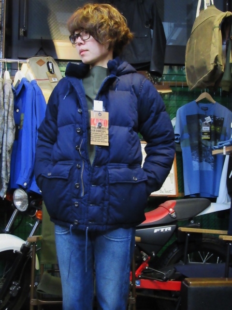 Kato ・・・ Indigo染め DENIM DOWN JACKET STYLE!★!_d0152280_5415784.jpg
