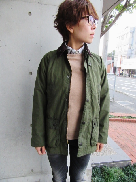 Barbour STYLE ・・・ WASHED BEDALE JACKET (再・スタイルSAMPLE編)!★!_d0152280_6411187.jpg