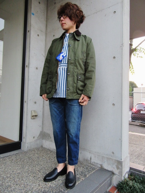 Barbour STYLE ･･･ WASHED BEDALE JACKET (再・スタイルSAMPLE編)！★！_d0152280_6415434.jpg