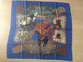 HERMES エルメス スカーフ 90 カレ ART des STEPPES ステップ