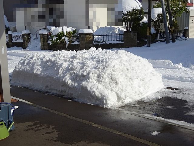 この冬　初めての雪掻き！！_f0328313_13043211.jpg