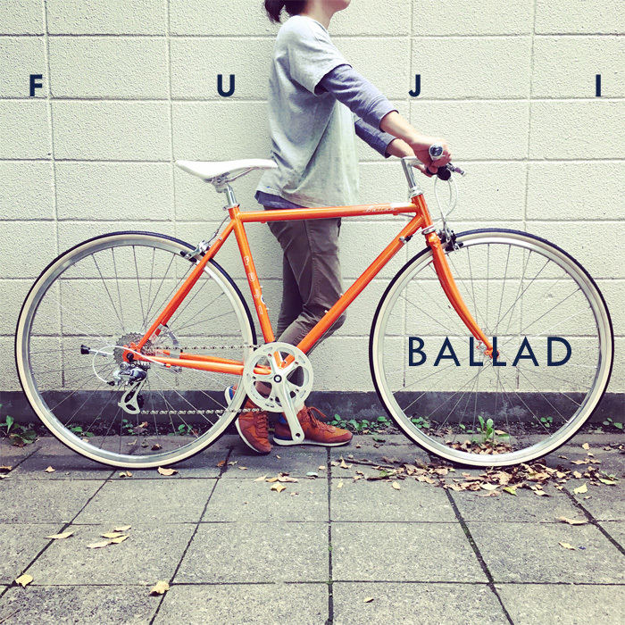 FUJI BALLAD R 2017 fuji バラッド クロモリ ロードバイク クロスバイク 自転車女子 フジ おしゃれ自転車 自転車ガール_b0212032_20065031.jpg
