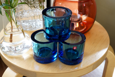 iittala kivi 廃盤 ターコイズ 80mm レア