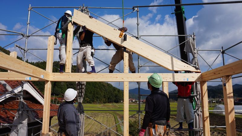 北広島町K様邸上棟しました。_b0131012_18182964.jpg