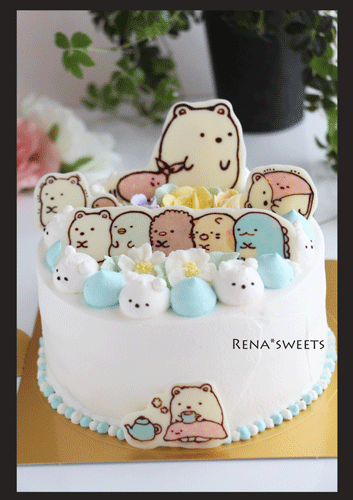 すみっこぐらしのお誕生日ケーキ Rena Sweets