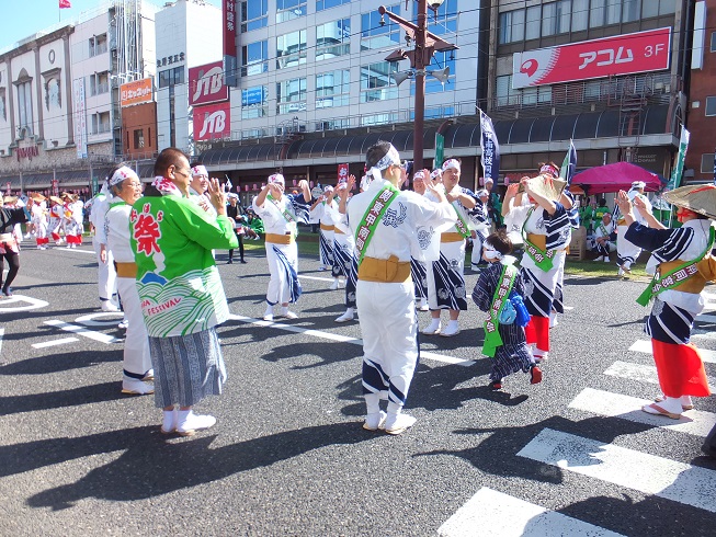 カメラは修理に　おはら祭の踊り連_a0126618_2127631.jpg