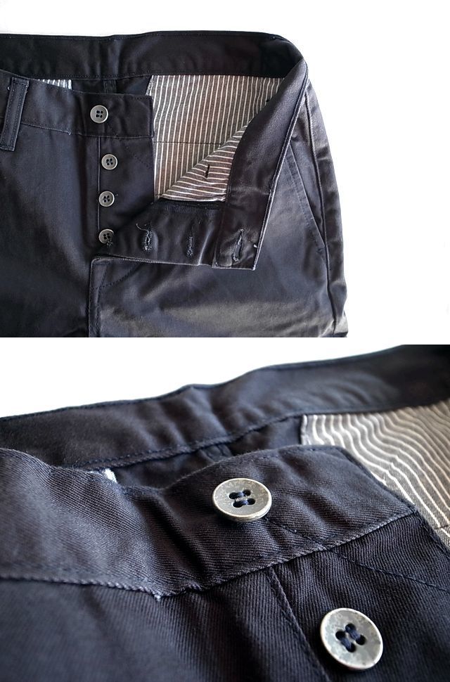 LEFT FIELD \"KEROUAC\" CHARCOAL 9oz SELVEDGE TWILL_a0122933_16000144.jpg