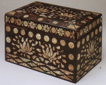 は自分にプチご褒美を 藍胎漆器 二重文箱 （漆芸名品展 ＠静嘉堂文庫美術館 : Art 工芸品