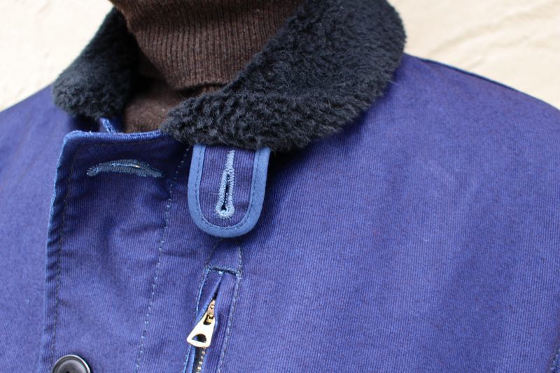 BLUE BLUE / インディゴ ジャーマンクロス デッキジャケット : COSMIC