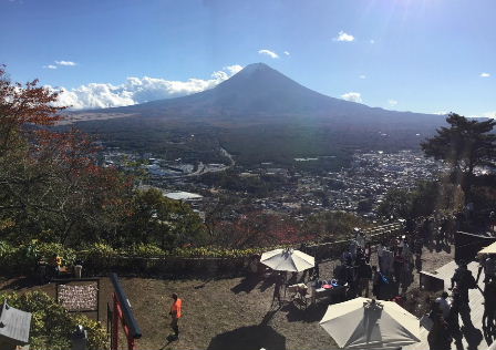 日帰り河口湖満喫バスツアー−２／３ 河口湖から富士山_d0063149_09472796.jpg