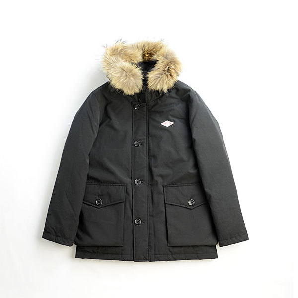 NEW IN..】 DANTON ファー付きアウター!! : navy/blue×BLOG