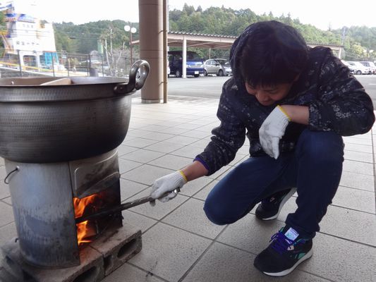11/9 炊き出し訓練_a0154110_09395777.jpg