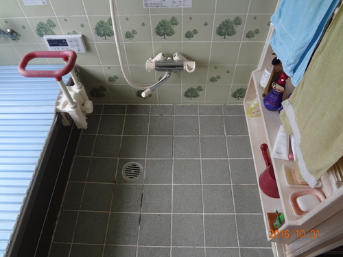 浴室床の改修工事_c0233456_1114034.jpg