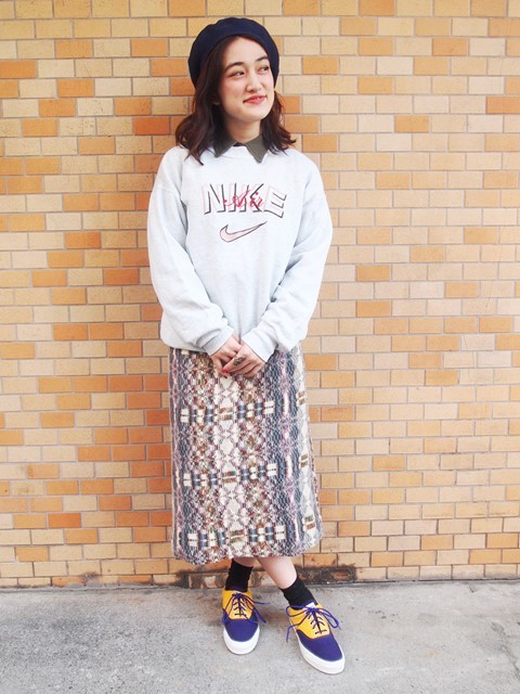 きえちゃん着用でスウェット ジャージコーデ 祐天寺古着屋archeologie Ladies Blog