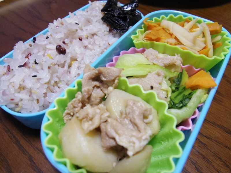 ある日のお弁当（里芋と豚肉の煮物）_b0287241_12453759.jpg