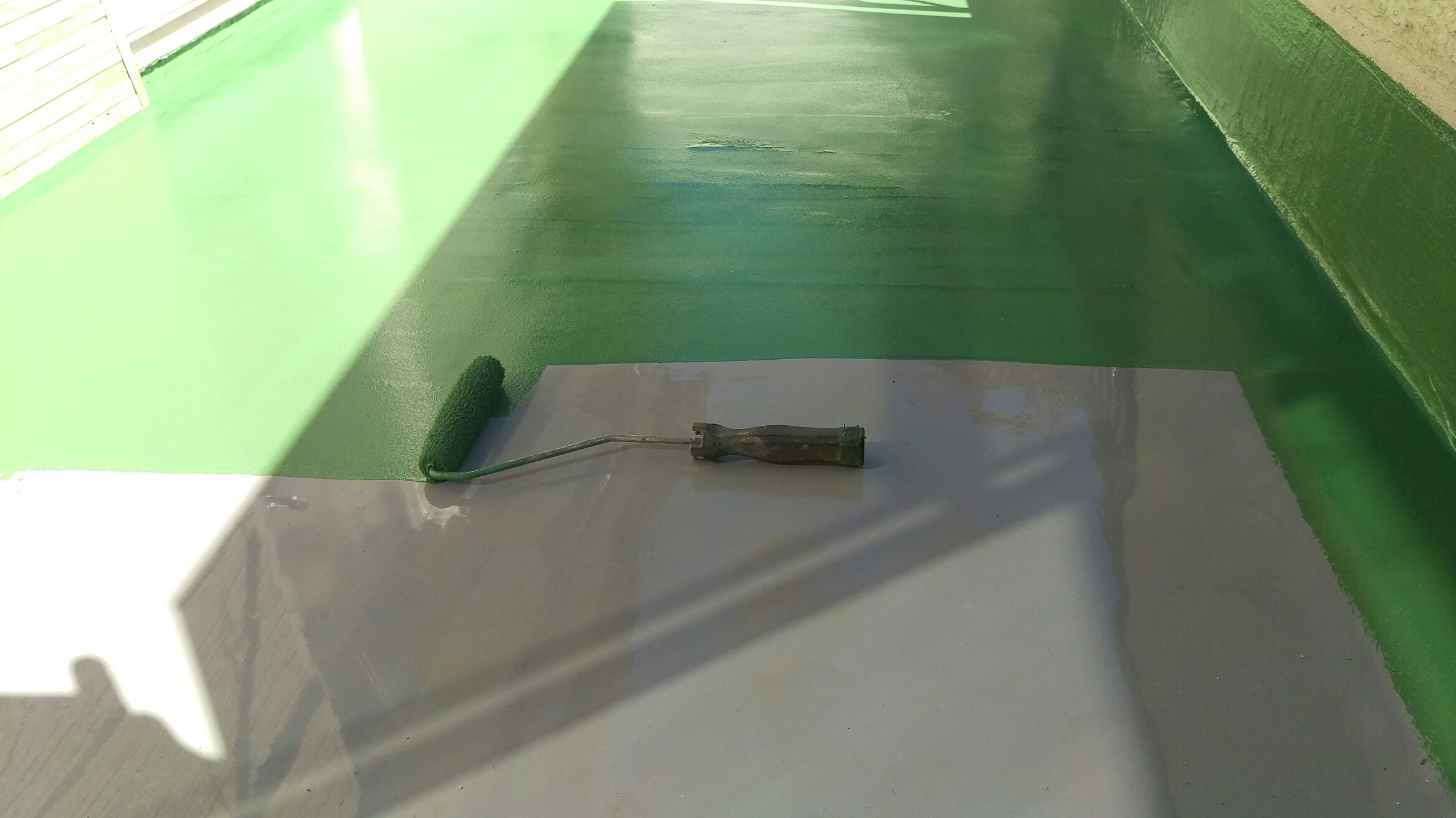 ベランダウレタン防水工事 _e0243413_09372396.jpg