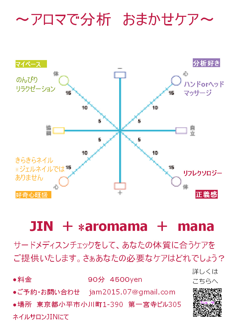 【募集】JAMDAY　上手なキレイを作ろう　西武拝島線　東大和市駅徒歩１分_a0193779_07271390.jpg