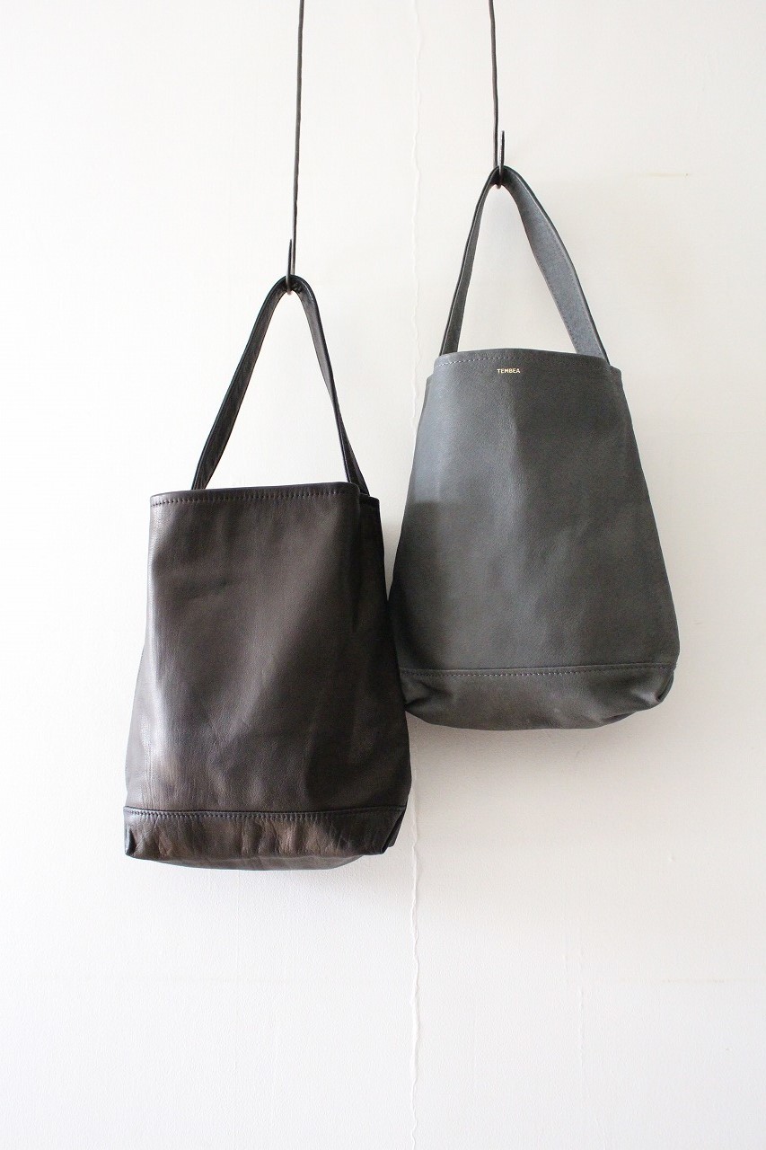 テンベア レザーワンハンドル 2016年TEMBEAテンベアのバッグsingle tote山羊革と豚革とadidas